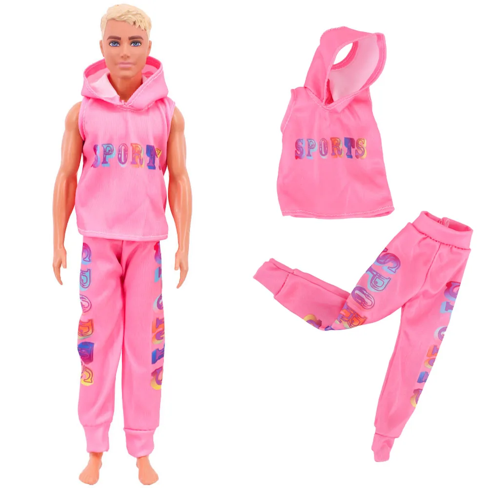 1 Set 30 cm Ken Vestiti per le bambole Tuta sportiva Abbigliamento quotidiano per la bambola Fidanzato Ken Panno 1/6 Accessori per bambole Occhiali gratuiti Regalo di compleanno
