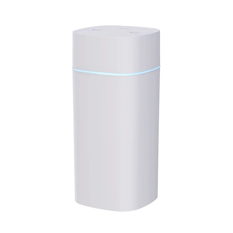 Umidificador USB de 600ml com Duplo Spray, Difusor de Aromaterapia com Névoa Fria, Purificador de Ar para Casa e Escritório