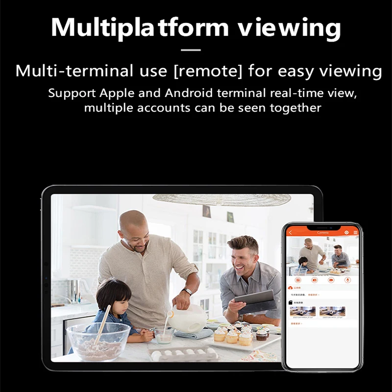 WIFI High-Definition 1080P Camera - Capable of Two-way Intercom and Mobile Tracking, Baby Monitor, Mobile Phone Remote Indoor