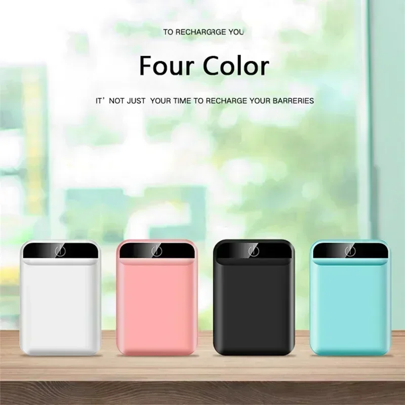2022 Mini Power Bank Battery 50000mAh Portable Fast Charging Digital Display Dual USB Charger for iPhone,Xiaomi,Huawei