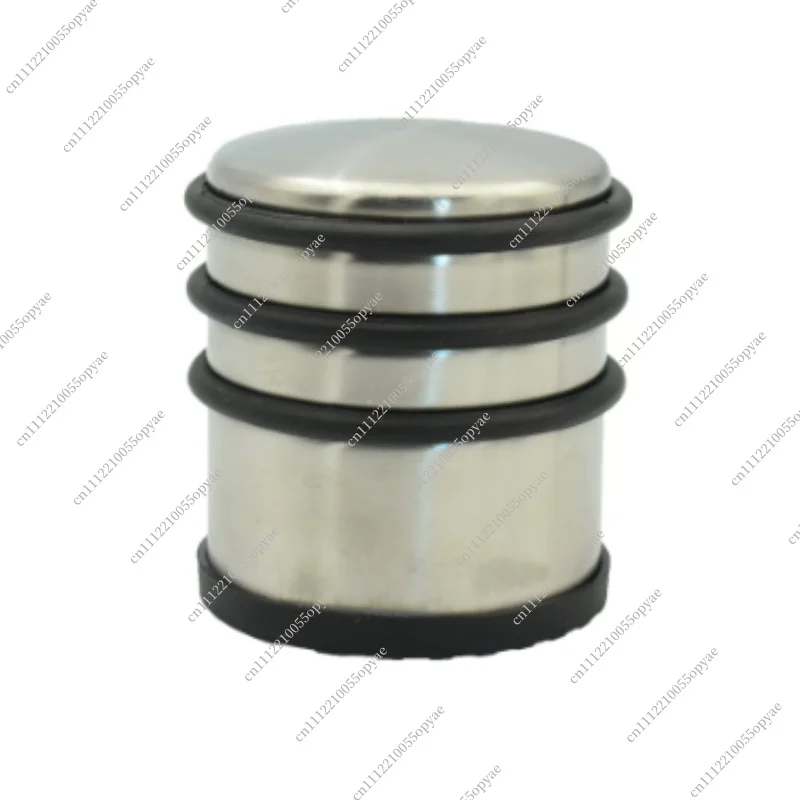 Round Heavy Weight Duty Door Stop Rubber Non-slip Floor Protector Stopper Metal Stainless Steel Wedge Cylinder Door Holder
