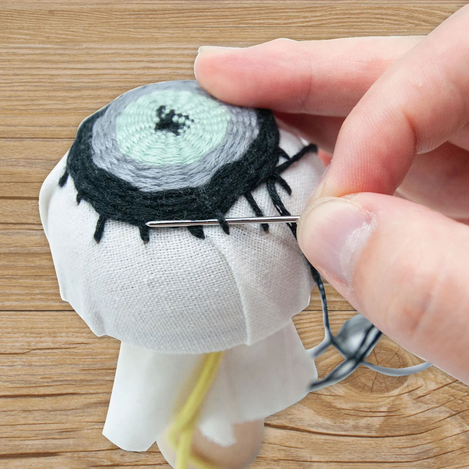 1PC DIY Wooden Darning Mushroom Patchwork Tool Mending Pants Clothes Socks Weaving Crafts Needle Holder Sewing Accessories