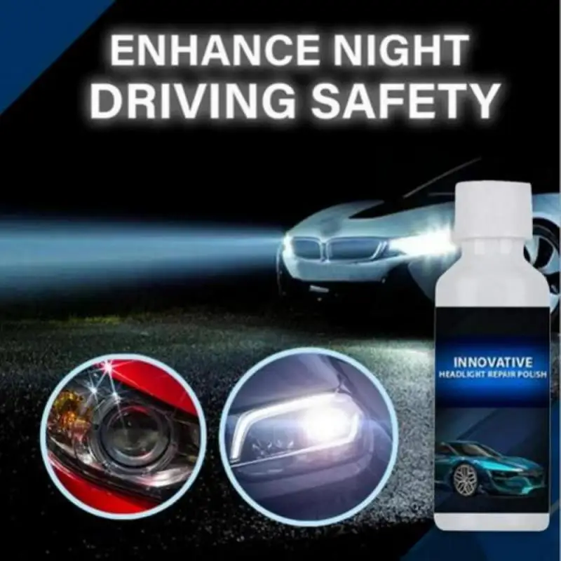 Car Headlight Refurbished Repair Refurbishment Liquid Car Light Repair Agent Headlight Renewal Polish Restore Fluid