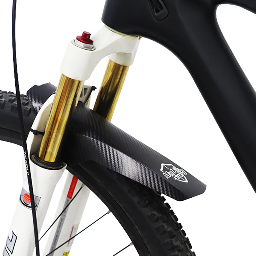 Road Bike 2pcs Mountain Bike Carbon Fiber MTB Fenders Mudguard Mud Guards Bike Fender