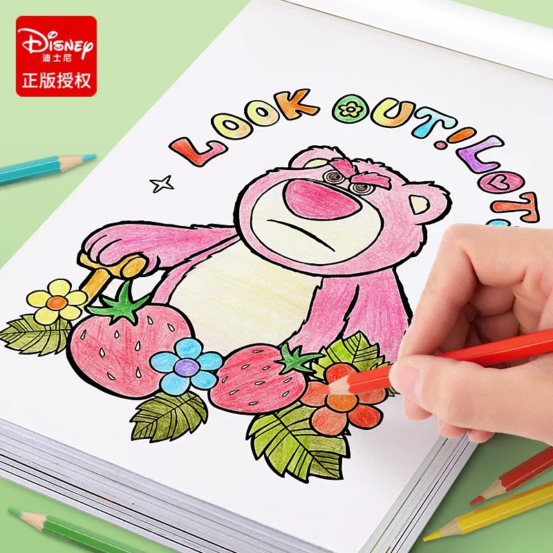 Disney Marvel Comics The Avengers Stitch Losto Coloring Book Children'S Painting Book Kindergarten Graffiti Copy Sketch Book