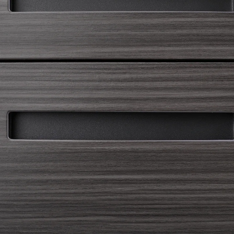 Mobiler Aktenschrank mit 3 Schubladen unter dem Schreibtisch, Büro, vielseitiger Aufbewahrungsschrank für Letter-/A4-Dateien, 5-Rad-Design, kippsicher – Detail 3