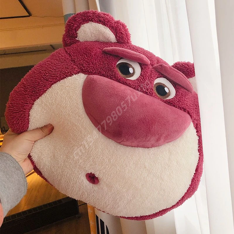 Lovely Lotso Back Cushion Comfortable Throw Pillow Sofa Bed Stuffed Strawberry Bear Cushion Kawaii Home Decor Xmas Gifts Girl