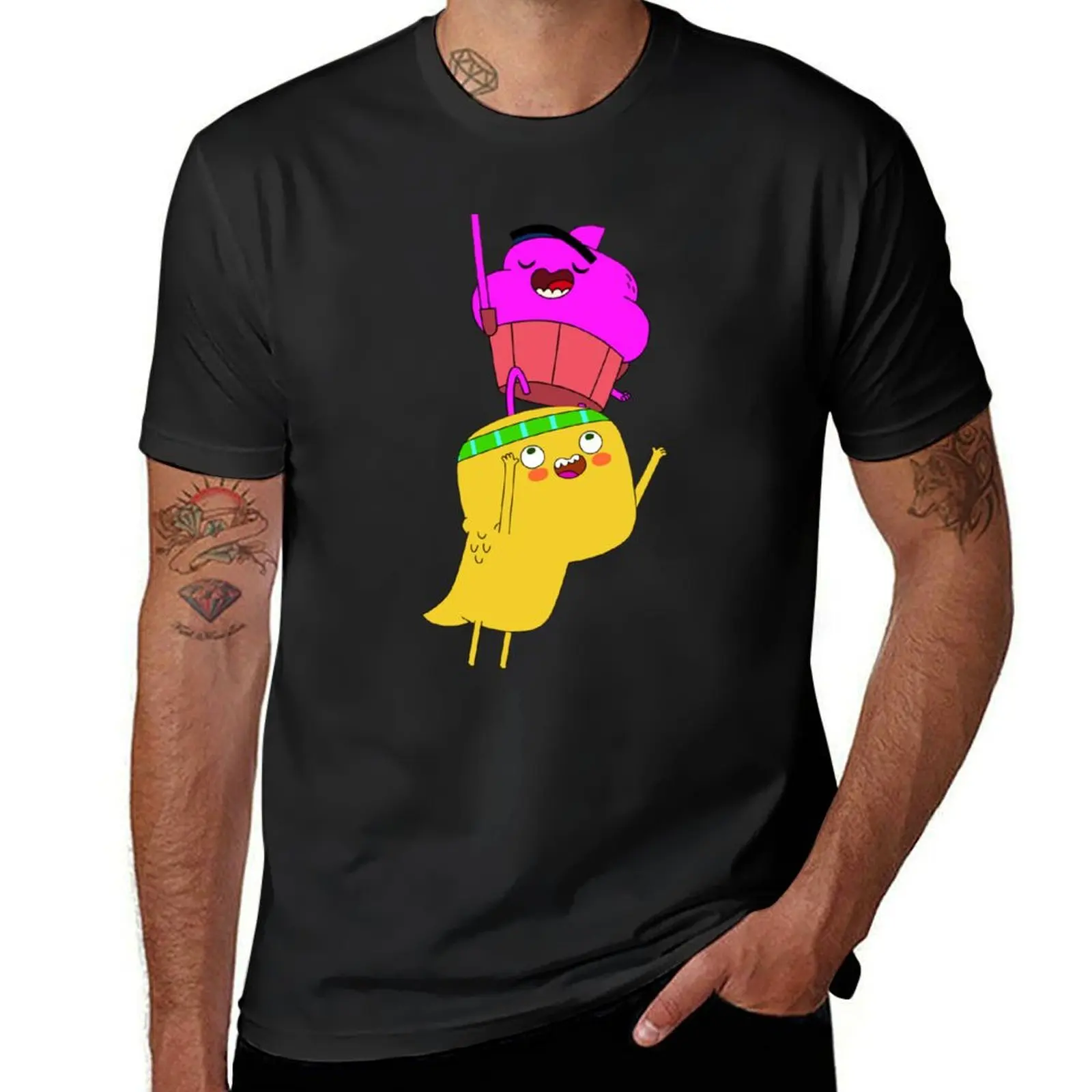 Cupcake And Dino - Cartoon kids 2023 T-Shirt tees animal prinfor boys plus sizes mens cotton t shirts