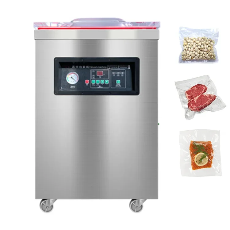 Vertical Food Bag Vacuum Sealer,vacuum Chamber Packaging Sealing Machine For Meat/vegetable