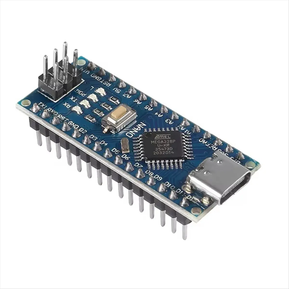 

[ABDH] 10 шт. для Arduino Nano V 3.0, совместимая плата контроллера Atmega328, модуль печатной платы, плата для разработки, USB Type-C NANO