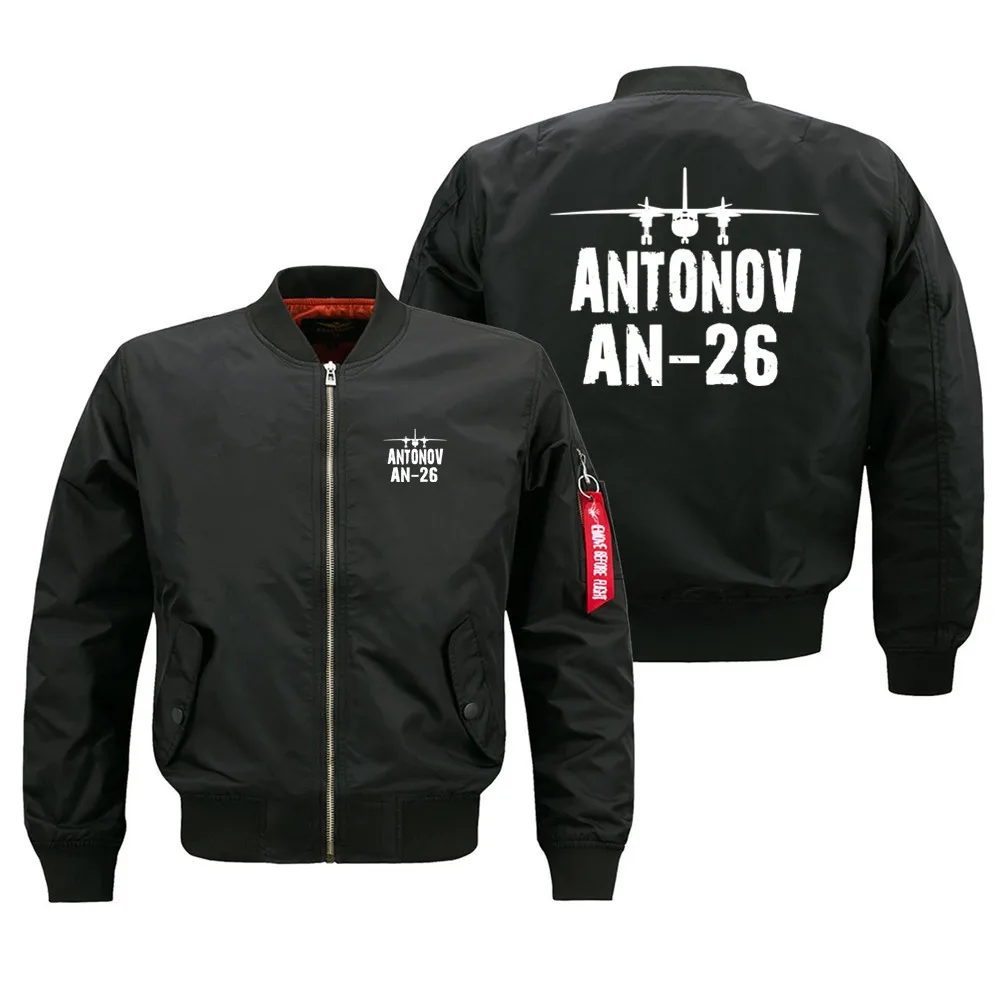 

Autumn Winter Outdoor Windproof Man Baseball Coats Antonov AN-26 Pilots Military Flight Aviation Men Ma1 Bomber Jacket