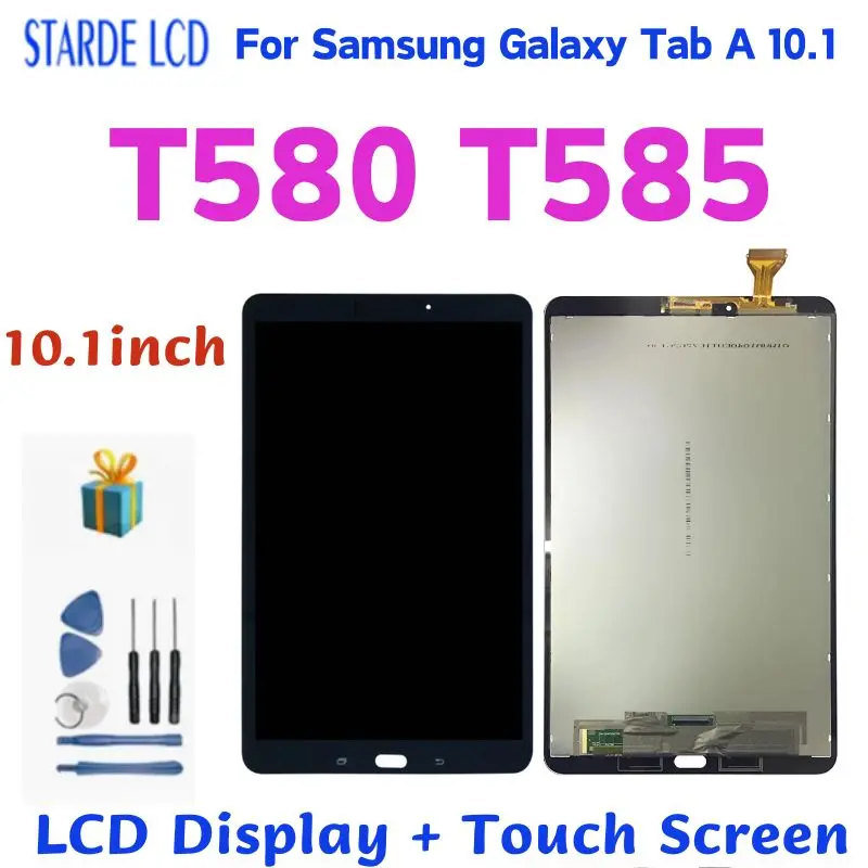 10.1 inch T580 LCD For Samsung Galaxy Tab A 10.1 T580 T585 SM-T580 SM-T585 LCD Display Touch Screen Digitizer Assembly