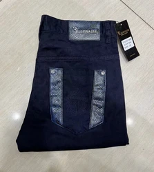 BILLIONAIRE BLKA CPTG  Jeans Cotton 2025 new casual elastic embroidery comfortable High Quality Big Size 34-42 Long Pants