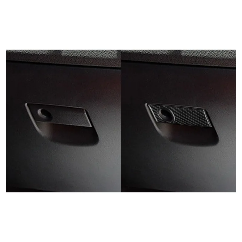 

For Mazda 04-08 RX-8 Interior Modifications Carbon Fiber Co-pilot Storage Box Decoration Stickers