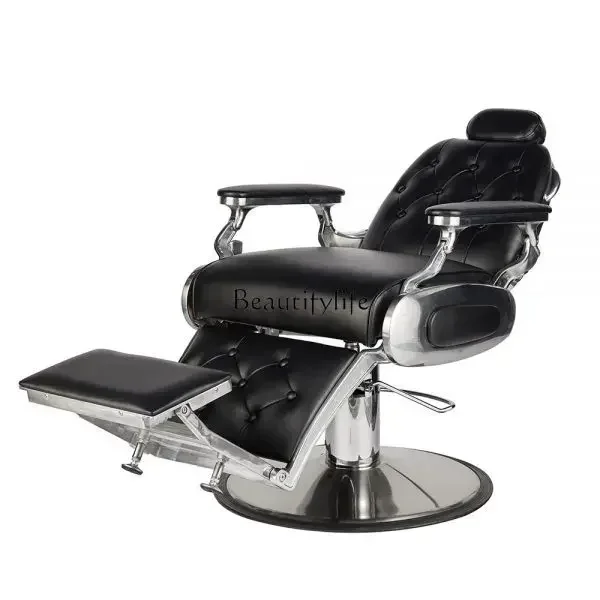 Retro Barber Chair, Men's Hair Chair, Beauty Salon Furniture