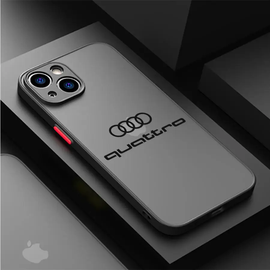 Etui na telefon RS6-Audi Wheels do iPhone\'a 16 15 13 14 11 12 Pro Max 12 Mini 7 8 XR XS 16 Plus 15Pro MAX Matte Soft Cover Shell