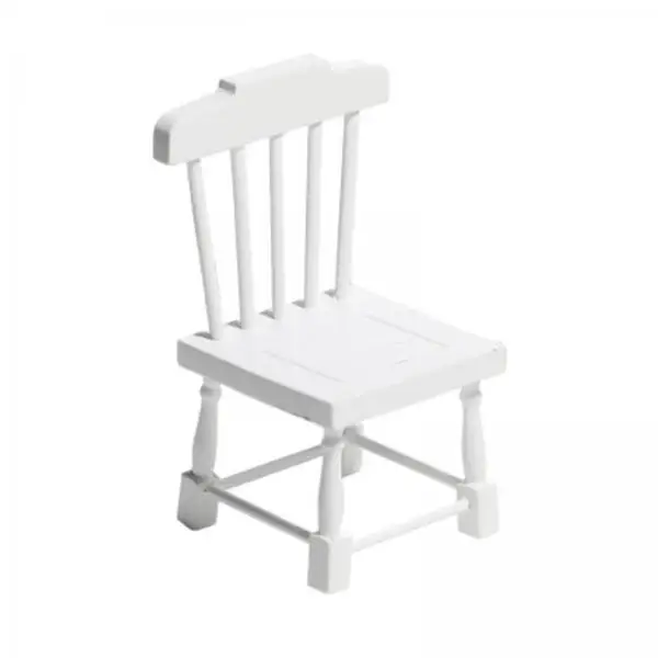 

1/12 Dollhouse Furniture Miniature Armchair Single Sofa Solid Wood Chair for Dolls Family Gift Collection Birthday Christmas