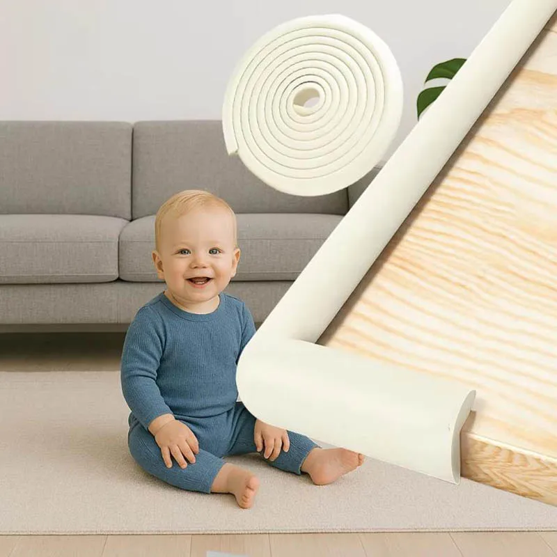 2M Child Anti-collision Strip Baby Protection Strips Bumper Corner Soft Cover Strips Table Corner Protection Anti Crash