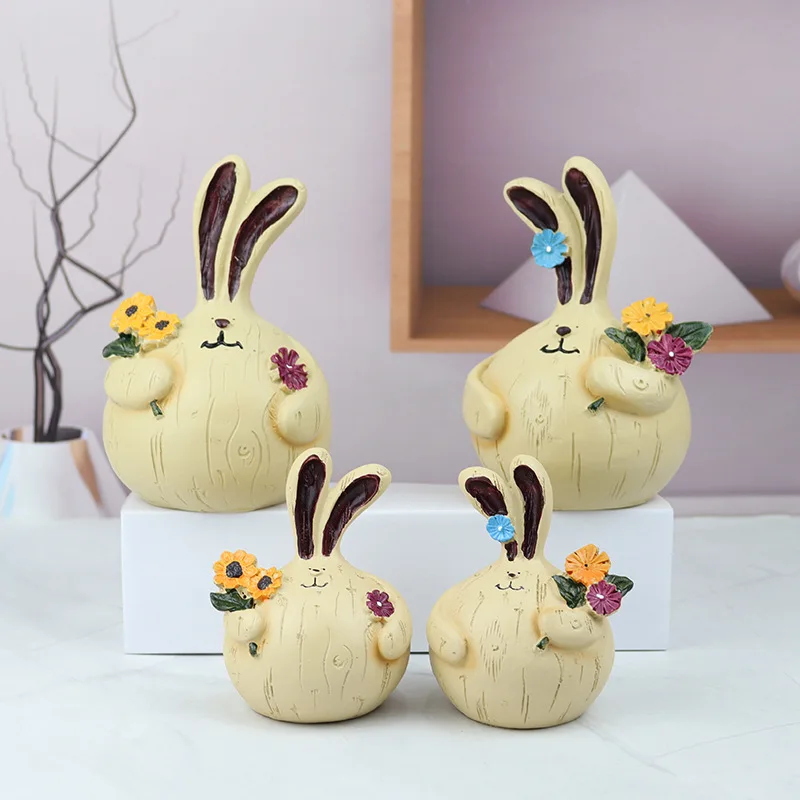 

Decorative desktop ornaments cute garlic rabbit living room office desk decoration girlfriend kid birthday holiday gift