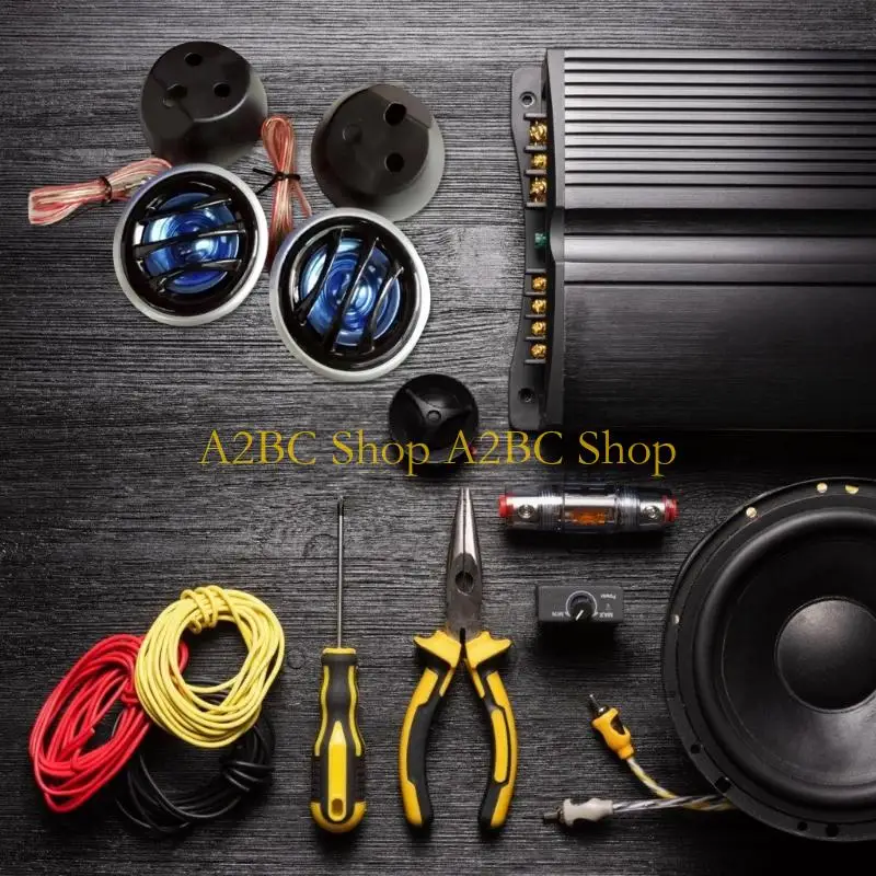 A2BC 150W Super Power Tweeter Loudspeaker Car Dome Audios Stereo Speaker Tweeter Loudspeaker Horn Audios Tweeter for Vehicle