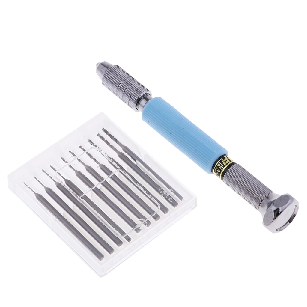 Durable Hand Drill Suit with Adjustable Pin Vise Twist for Electronic Assembly Projects