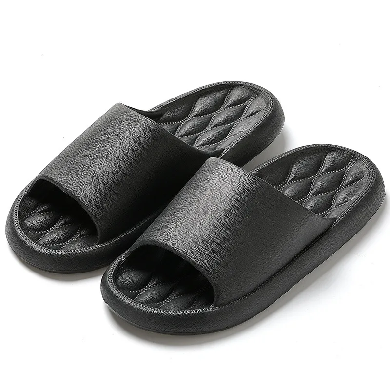 Chinelo feminino de verão em EVA macio, modelo chinelo masculino da moda para casa, sandálias adoráveis para casais, cores vibrantes, lançamento 2025, chinelos casuais de praia para adultos._voghion.com