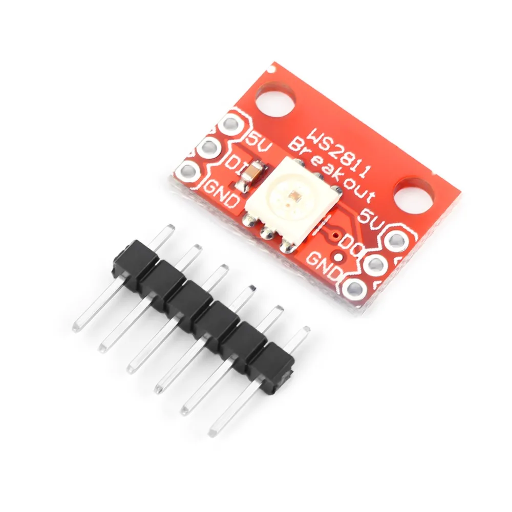 5 STKS 17.7*12.5*3.2mm Breakout Board WS2812 Chip 5050 RGB LED LED Breakout Module WS2811 5050 LED Breakout Board