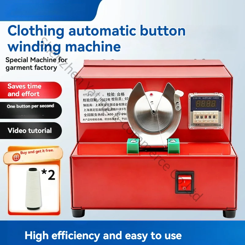 Neck Winding Machine Winding Equipment PP Wire Buckle Machine Fo Button Buckle Winding Machine Ordinary Shirts Clothes