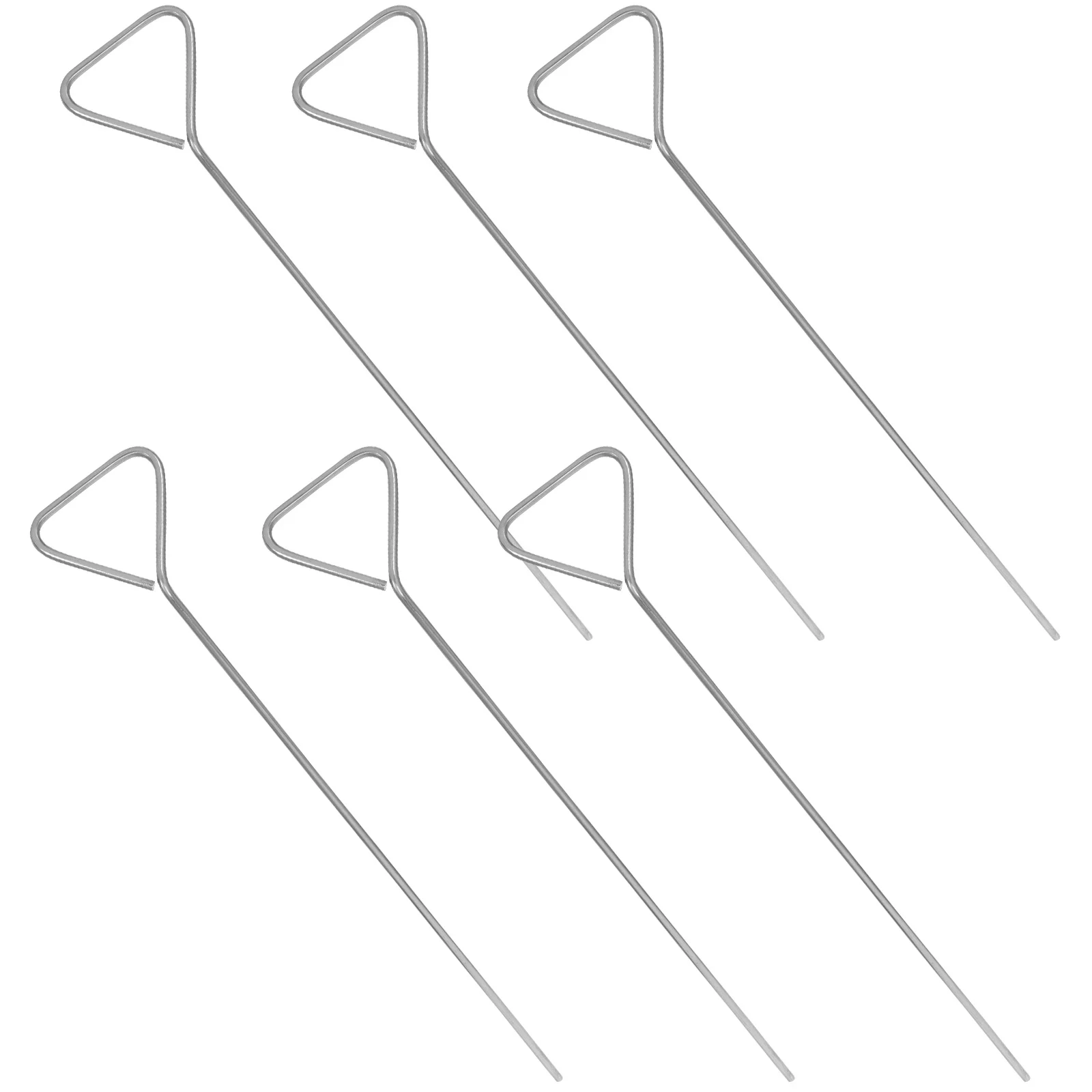 6 szt. Trójkątnych szpatułek Petriego ze stali nierdzewnej do rozsiewania komórek laboratoryjnych, narzędzie do eksperymentów hodowlanych, akcesoria laboratoryjne, pomoce dydaktyczne