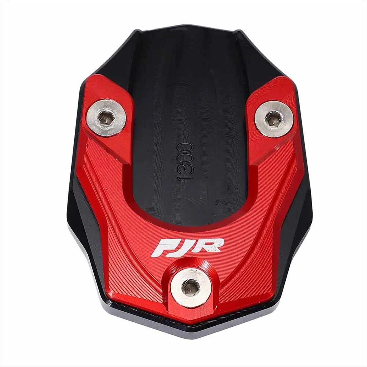 Compatible Motorcycle Kickstand Pad for FJR1300 FJR 1300 2001-2019 Side Stand Plate Extension Pad Red