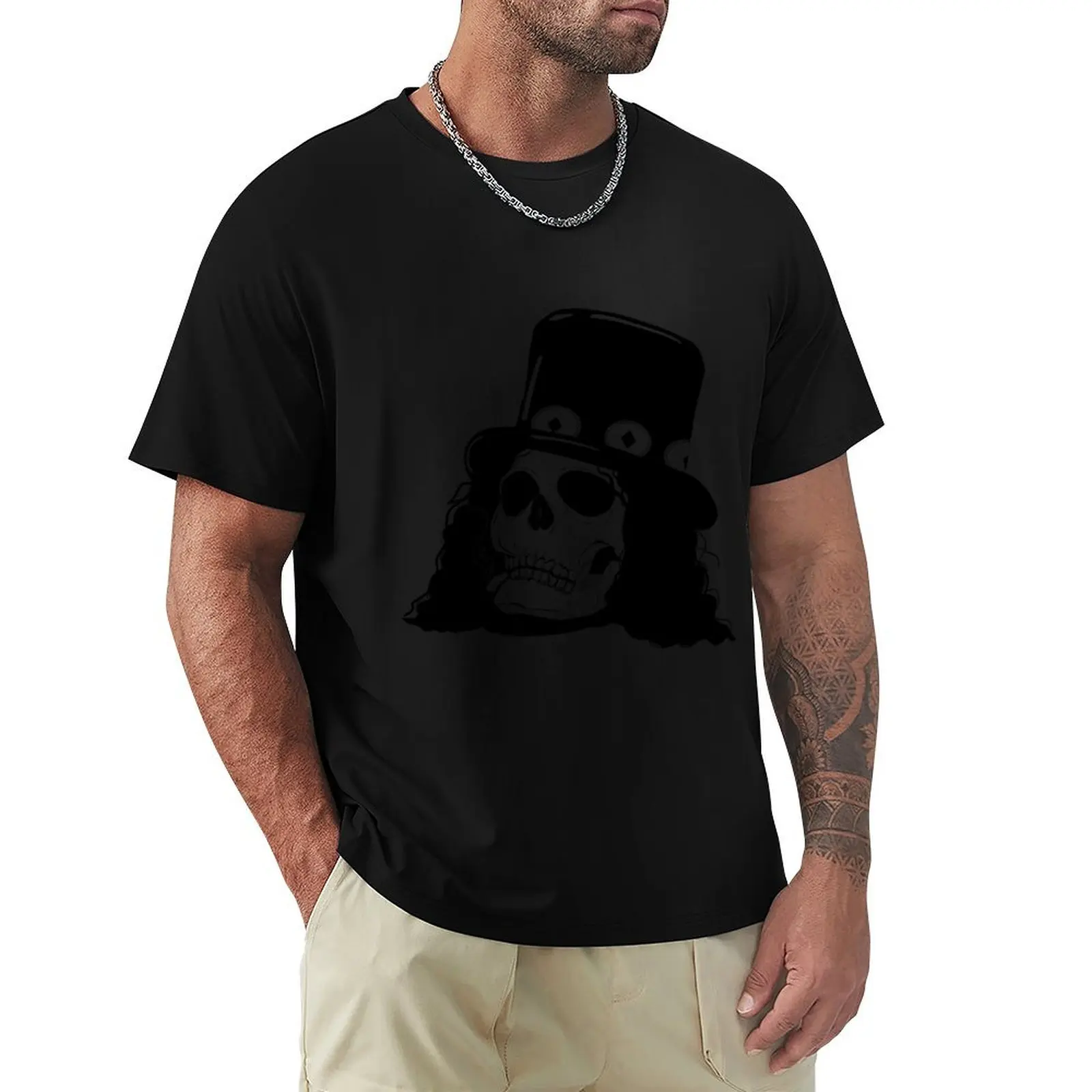

Slash's Skull T-Shirt Work Outdoor T-Shirt for Men