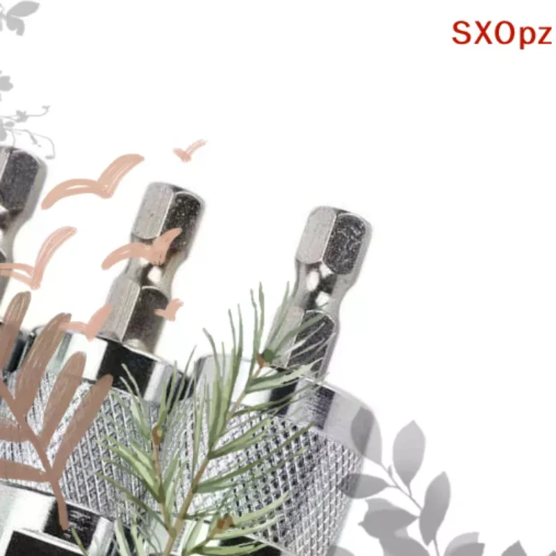 3-Jaw Hex Shank Chuck Drill Adapter Quick Change Pneumatic: Professional Converter Woodworking