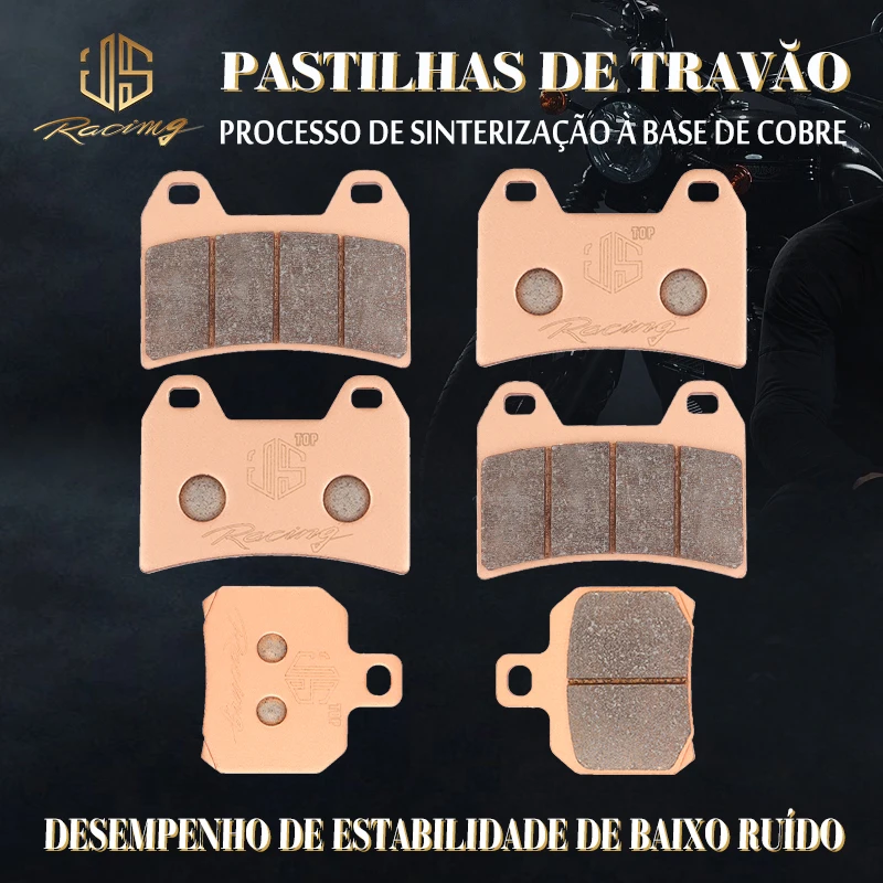 Pastilhas de freio dianteiras e traseiras sinterizadas para motocicletas JSRAOIMG para Benelli TREK 502 899 1130 Trail Leoncino 800 TNT 1130 899 Tornado 900