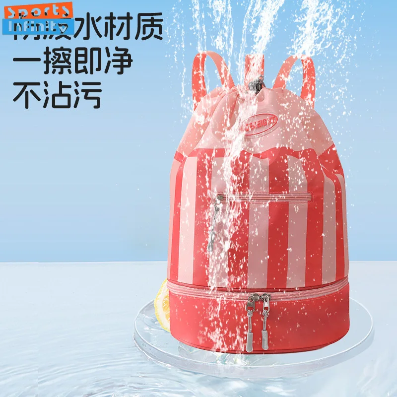 Children Swimming Bag Waterproof Dry Wet Separation Swimming Bags Training Sports Bag Kid Cartoon Backpack Boys Girls Beach Bag