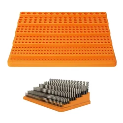 Boîte de collecte d'accessoires d'outils CNC durables, stockage de mèches de routeur, 367 trous, diamètre 4mm, 6mm, 8mm, 10mm, 12mm, 16mm, 1PC