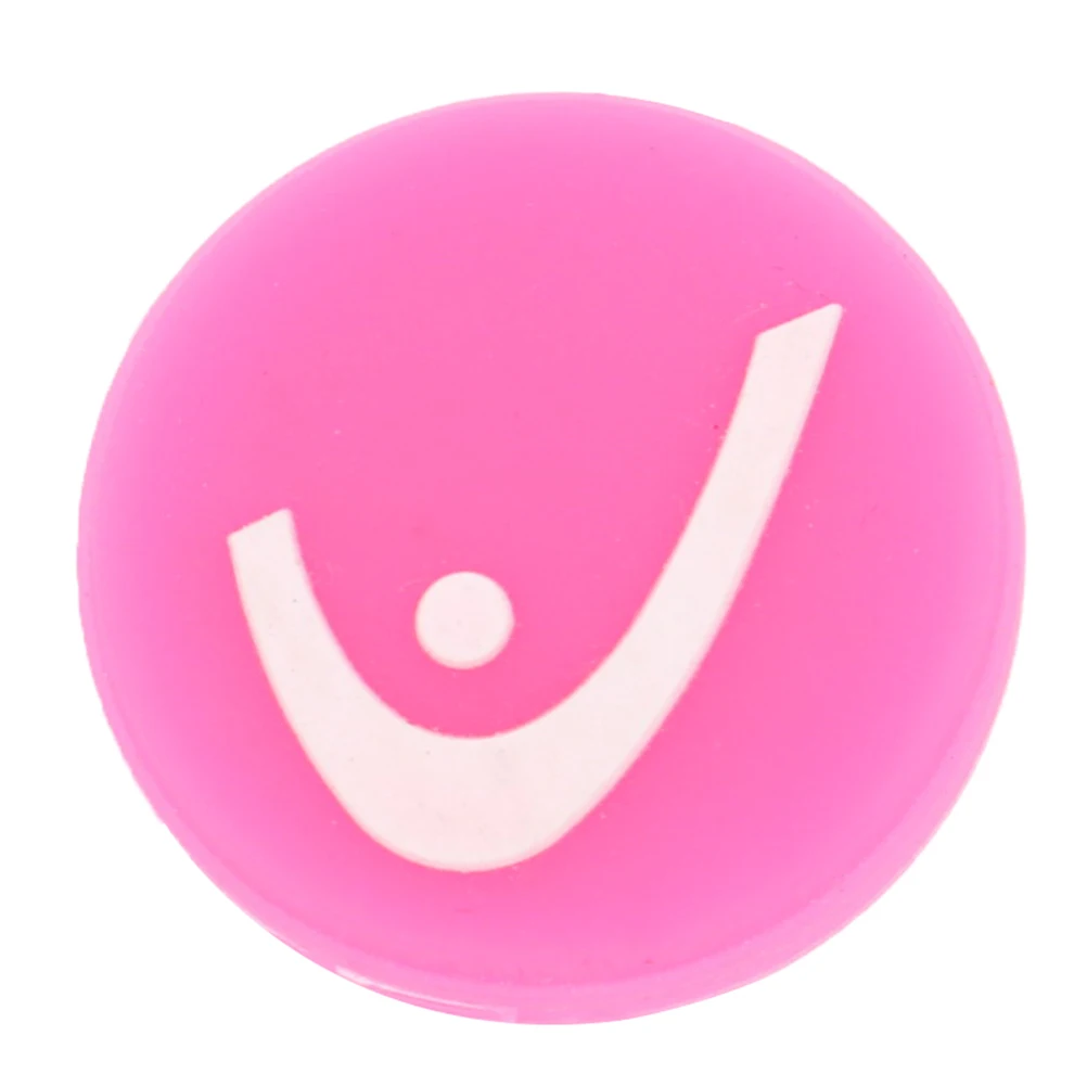 PATIKIL 6 Amortisseurs Vibration Tennis Coeur Silicone - Absorbeur Chocs Raquette Rouge