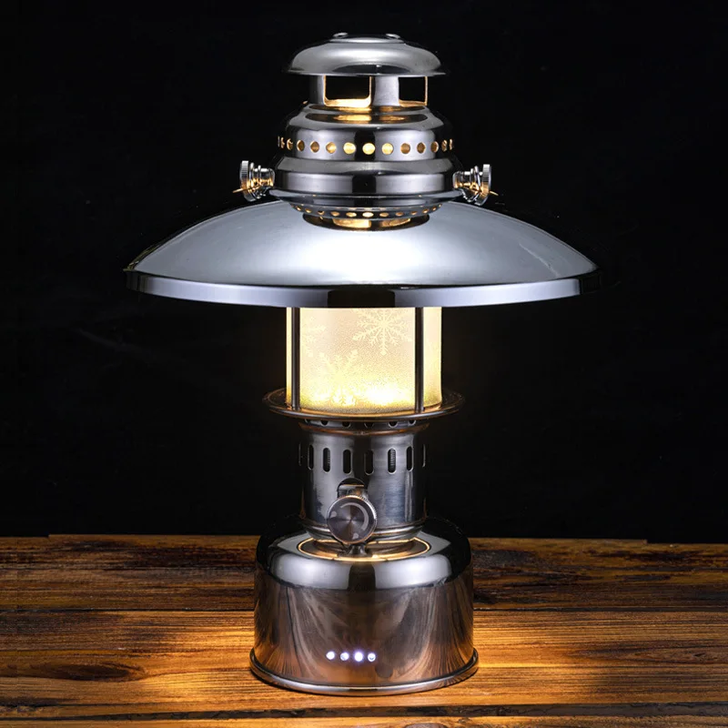 Outdoor rechargeable battery camping light ambient light long battery life campground tent retro lighting horse light