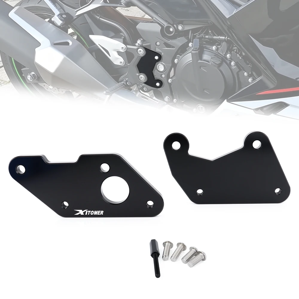 Rearset Riser Kit Footrest Motorcycle Adjustable Rear Set For Ninja 400 2018-2024 Z400 2019-2024 Ninja500 2024-2026 For Kawasaki