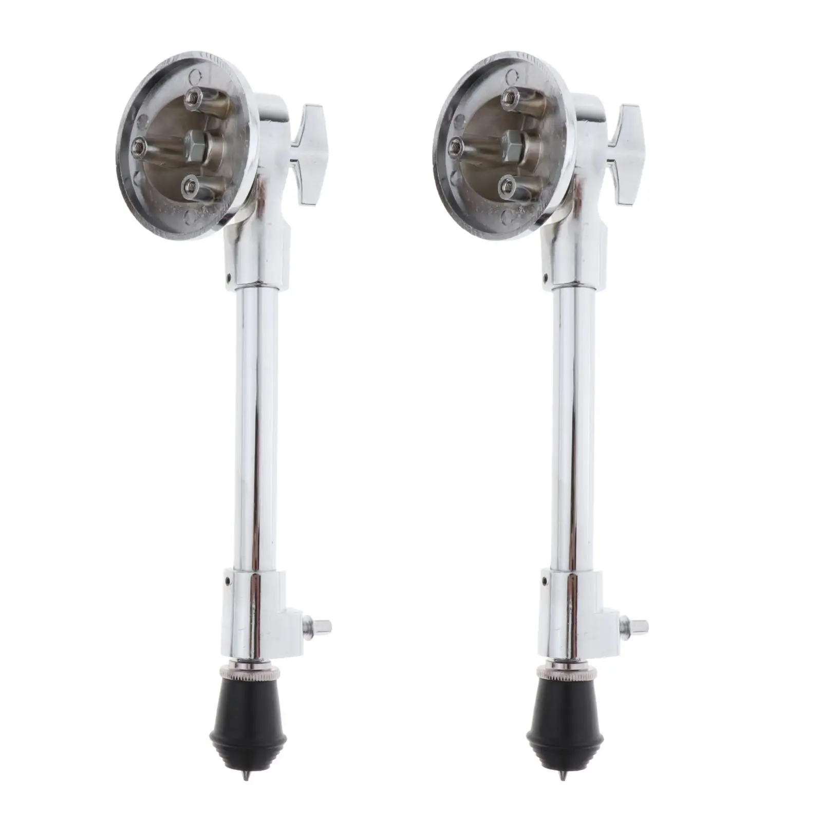 1 Pair Bass Drum Legs Bass Drum Aluminum Metal Anti-Rust Stable Bass Drum Leg Stands for Drum Universal Parts