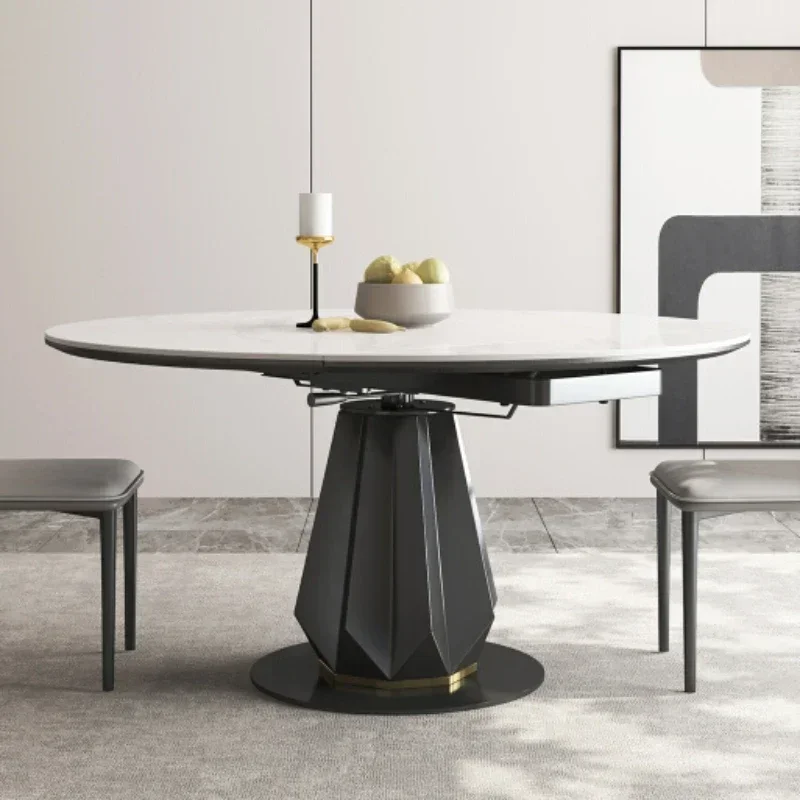Oval Dining Table Rectangular Round Kitchen Extendable Designer Restaurant Tables Dinning Free Shipping Muebles Sedentary Room