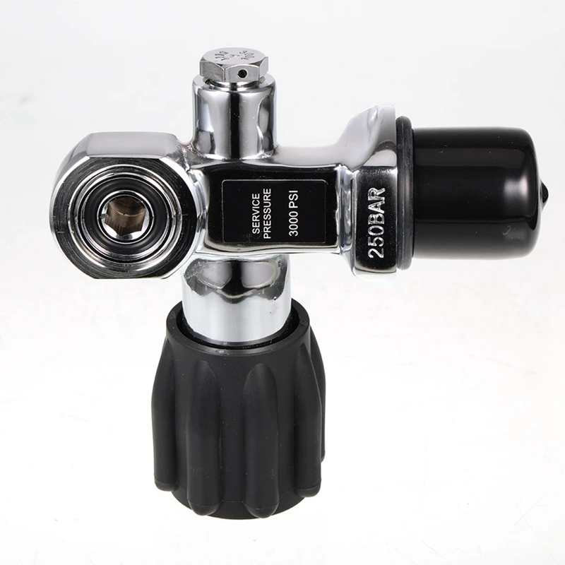 Scuba Diving Oxygen Bottle Head Valve Cylinder High Pressure Bottles Valves Dive DIN/Yoke Tank Valve 3/4 Inch - 14 NPSM