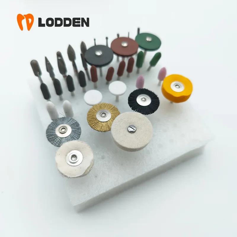 Lodden Dental 3A00.1 Dental Grinding Kit Polishing Burs Diamond Stones for Zirconia/AllCeramics Diamond Polishing Grinding Burs