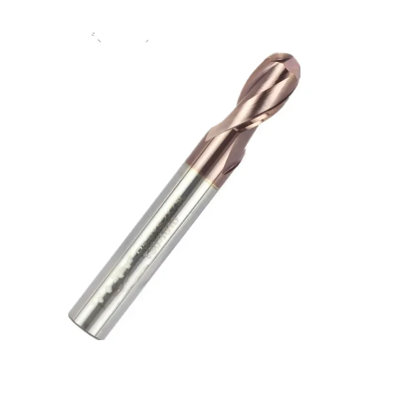HRC50 الكرة الأنف 4 الناي 4 6 8 10 12 مللي متر سبائك كربيد طحن الصلب قاطعة المطحنة نهاية مطحنة #3