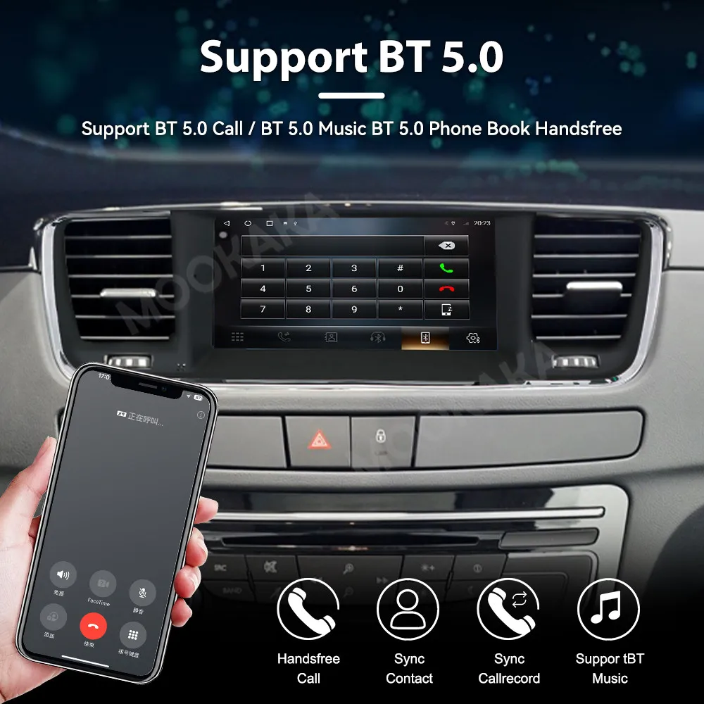 

For Peugeot 508 2011-2017 Android Car Radio Multimedia Video Wireless Carplay Autoradio Stereo GPS Navigation Head Unit