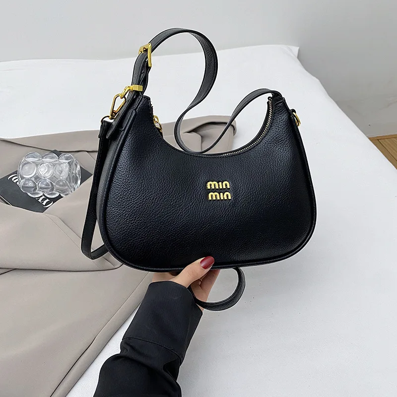 

2025 A/W Women‘s Underarm Bag, Vintage Genuine Leather Multi-way Crossbody Tote, Chic Large Capacity Shoulder Purse for Work