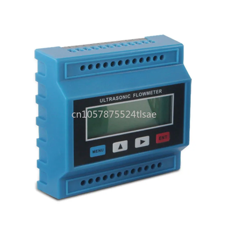 HUF600 DN200 DN600 DN1000 مقياس التدفق بالموجات فوق الصوتية القابل للتركيب على الحائط مع جهاز استشعار