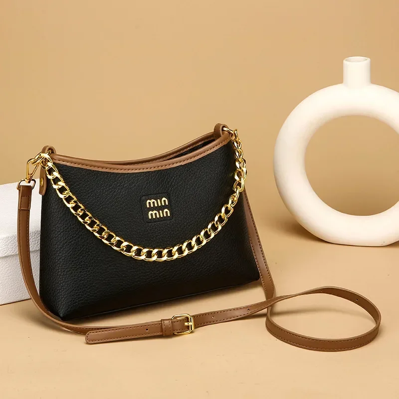 

High-Appearance Chain Crossbody/Handheld Bag - 2025 New Large-Capacity Shoulder/Underarm Women's Bag, Stylish Versatile Style