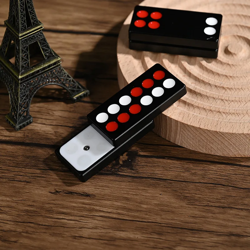 Mechaniczny suwak Magnetyczna karta Push Fidget Płyta pchająca Dotykowa moneta EDC Zabawki redukujące stres Antistresse Łagodzenie niepokój