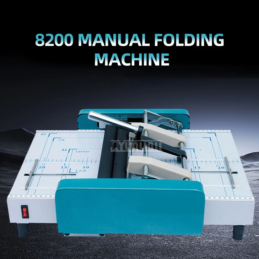 

Quick printing double head 4-position A3A4 nail folding integrated flat binding saddle stitching folding manual folding machine