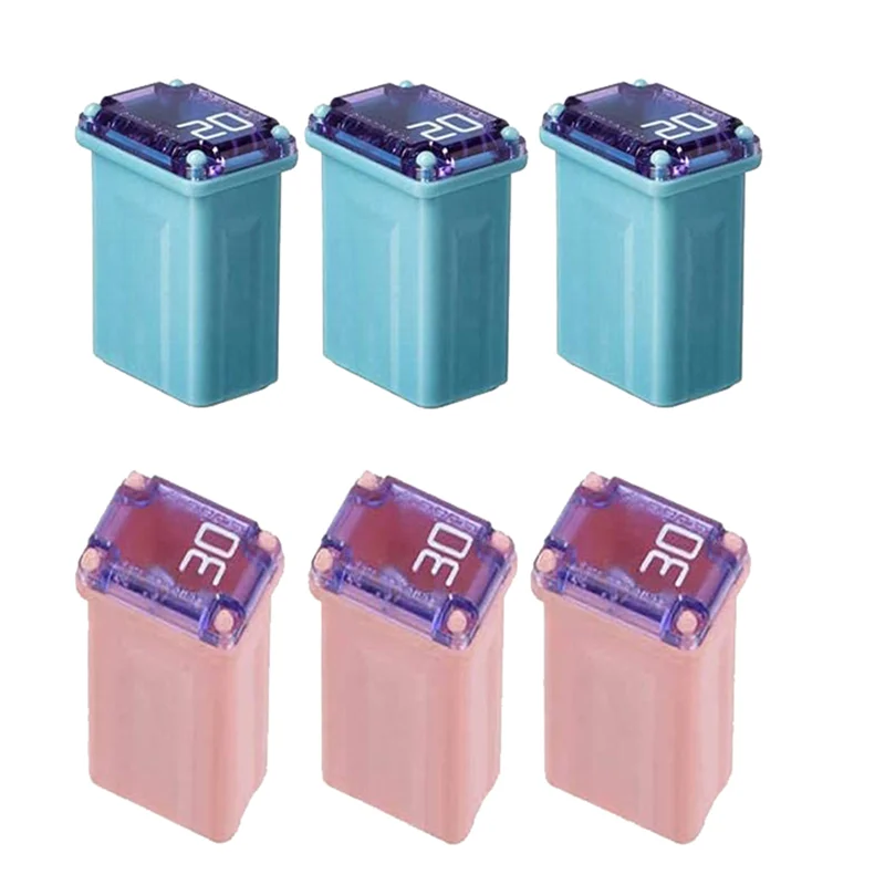 10 PCS of 20Amp 30Amp Miniature Box Fuses FMM MCASE Type FMM Maxi Fuses ("Low Blow")